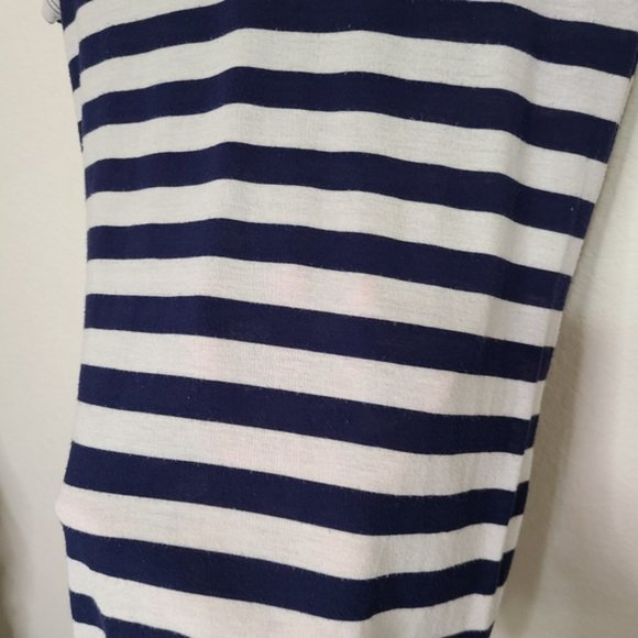 American Dream Striped Short Sleeve Top MEDIUM - Picture 2 of 4